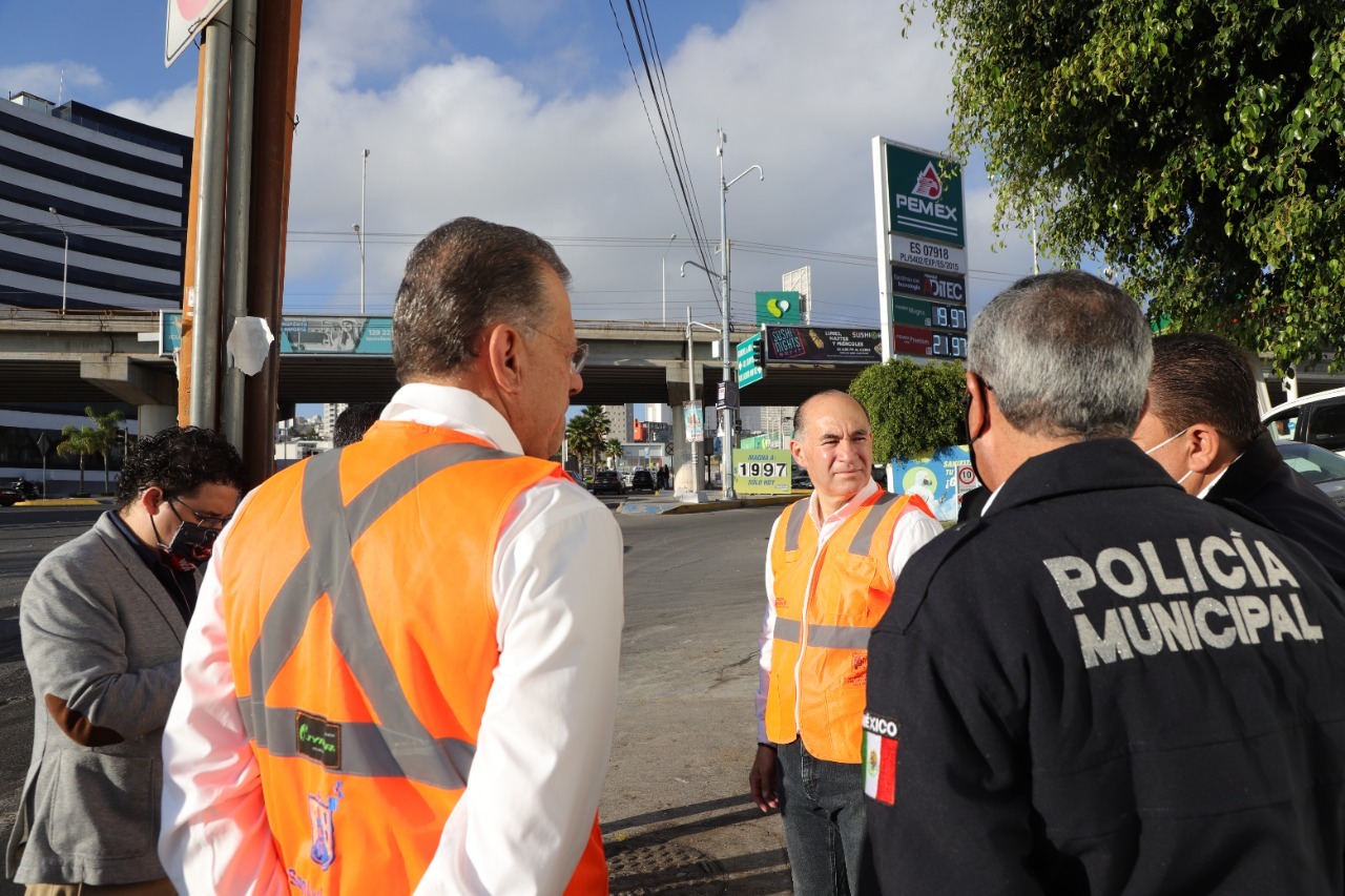 Anuncia Alcalde medidas para reducir los riesgos de accidentes en Chapultepec y boulevard Rocha Cordero - San Luis Potosí