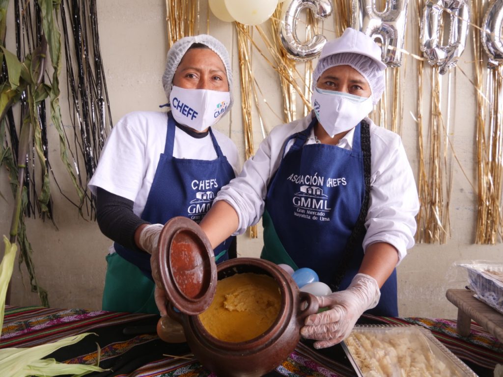 Comerciantes del Gran Mercado Mayorista de Lima celebraron el Día del Choclo
