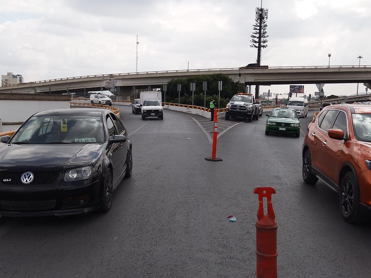 DGSPM habilita dos carriles de circulación en brazo del Distribuidor Vial Benito Juárez - San Luis Potosí