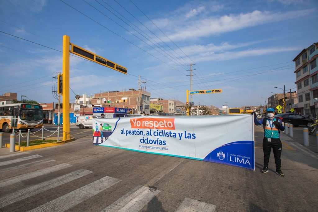 Chorrillos: MML realizó campaña Yo Respeto en ciclovías del distrito
