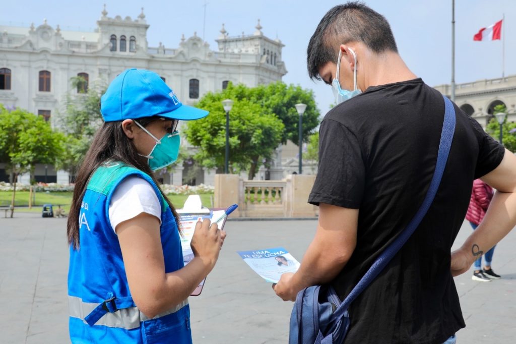 Lima Te Escucha: Profesionales de la salud brindan orientación psicológica en espacios públicos
