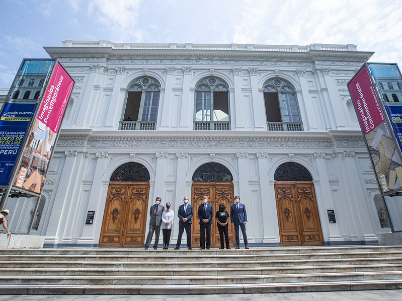 Alcalde Muñoz participó en presentación de renovada fachada del Museo de Arte de Lima