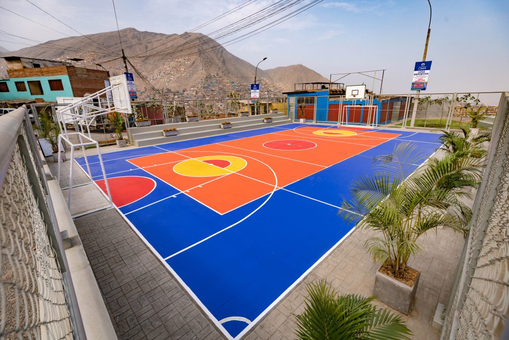 Desde el 2020 la Municipalidad de Lima ha implementado 18 losas deportivas en zonas de escasos recursos