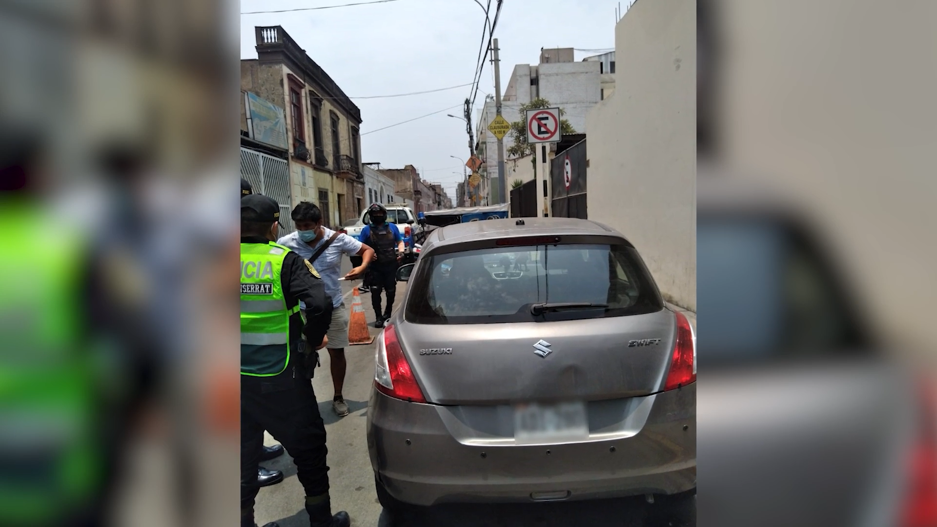 Cercado: serenos de Lima intervienen a presuntos ladrones y recuperan celulares