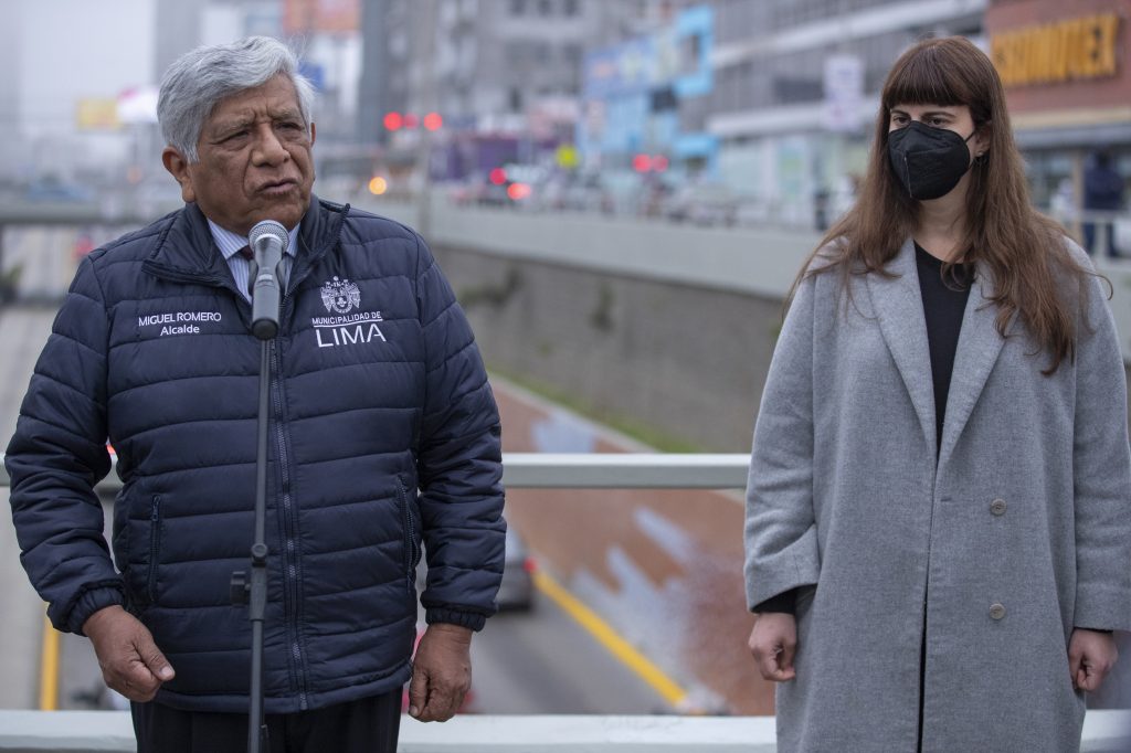 Alcalde Miguel Romero presentó mural artístico en la Vía Expresa del Paseo de la República