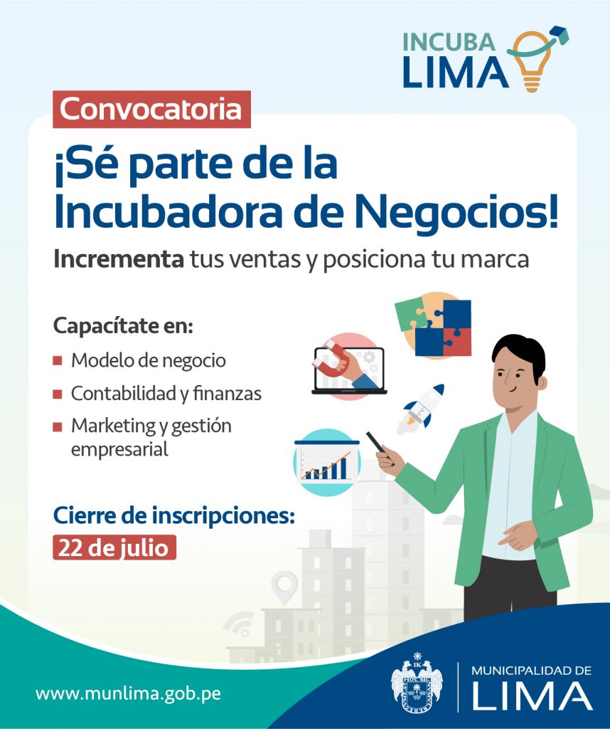 Municipalidad de Lima apoyará modelos de negocios orientados a resolver problemas de la ciudad