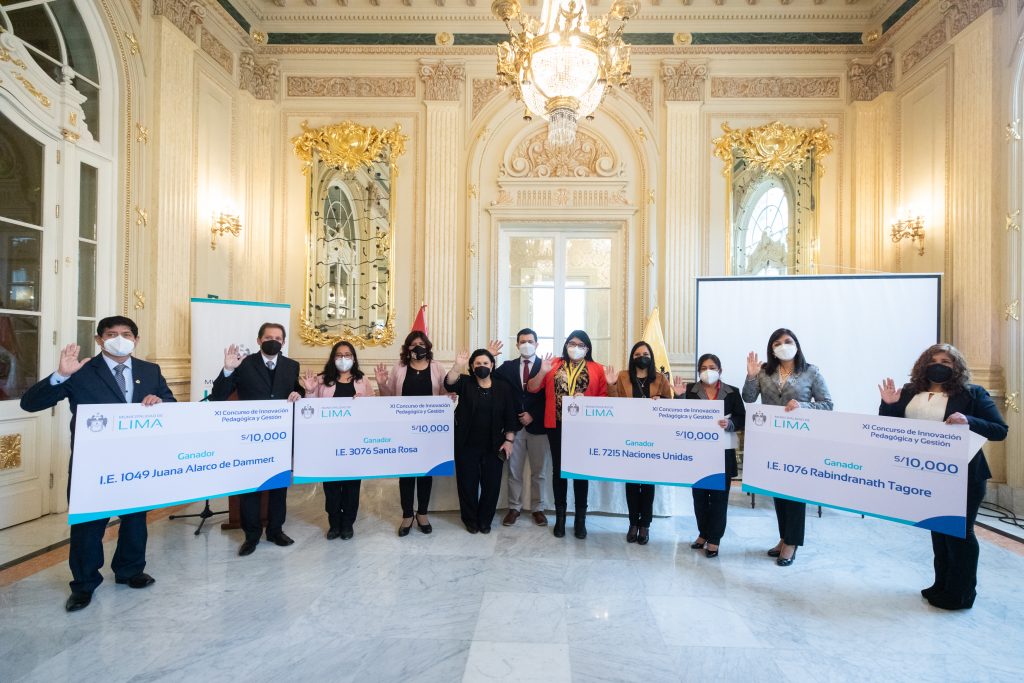 La Municipalidad de Lima premió a las instituciones educativas que destacaron por sus proyectos de Innovación Pedagógica