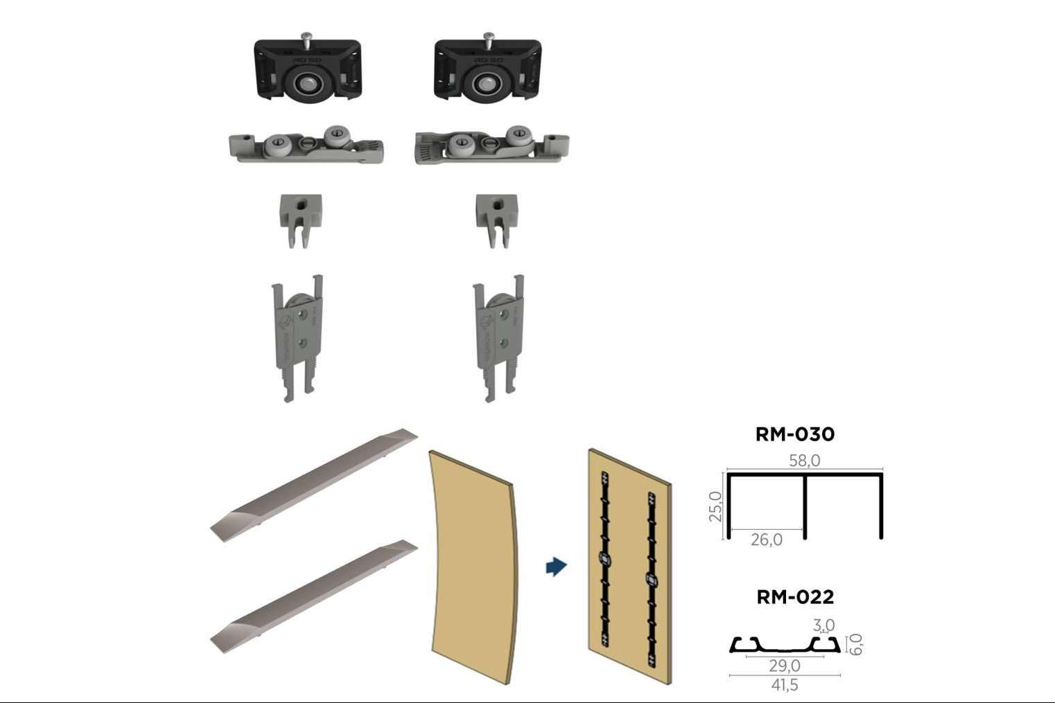 Crear espacios funcionales y estéticos con los kits para puertas correderas de ADC
